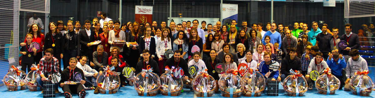 Iñigo Zaratiegui - Ignacio Santos, y Maite Gabarrus - Cristina Torrens, campeones navarros absolutos 2014